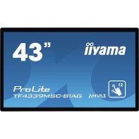 IIYEC138101 IIY 43p Tactile PCAP AMVA3 LED sans cadre 12 points 1920x1080 24/7 VGA/2xHDMI/DP