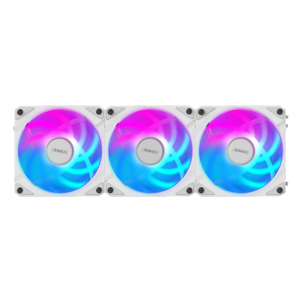 GIGABYTE AORUS EZ CHAIN FAN 120 ICE Processeur Refroidisseur de liquide tout-en-un 12 cm Blanc