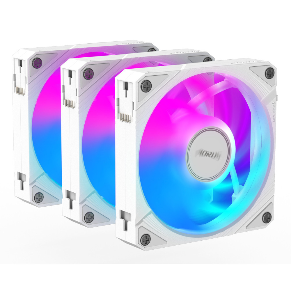 GIGABYTE AORUS EZ CHAIN FAN 120 ICE Processeur Refroidisseur de liquide tout-en-un 12 cm Blanc