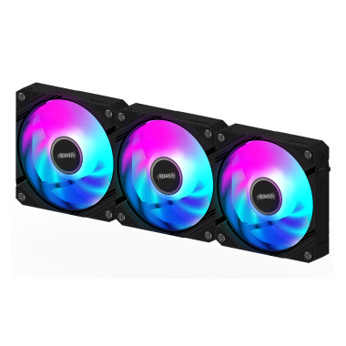 GIGABYTE AORUS EZ CHAIN FAN 120 (3-Pack) Processeur Refroidisseur de liquide tout-en-un 12 cm Noir