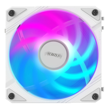 GIGABYTE AORUS EZ CHAIN FAN 120 ICE Processeur Refroidisseur de liquide tout-en-un 12 cm Blanc