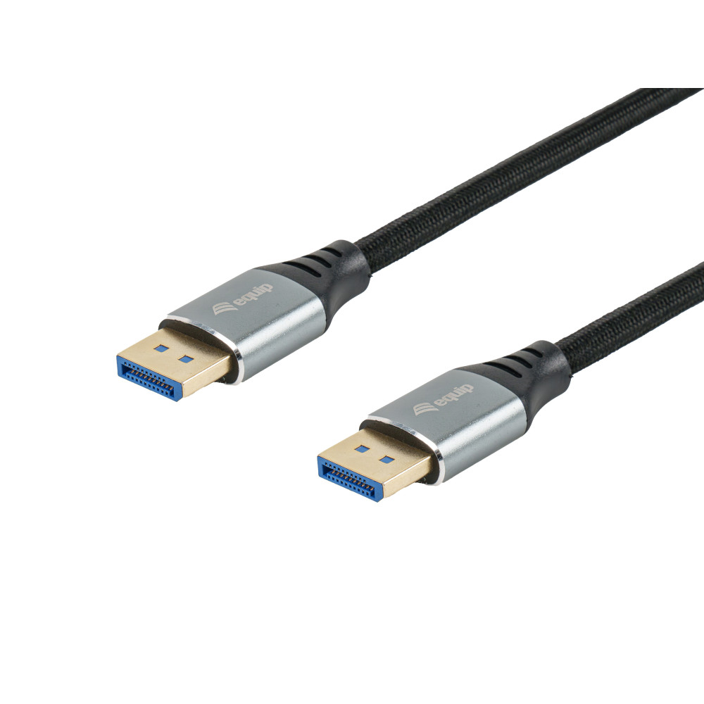 Equip 119281 Câble DisplayPort 2.1 Premium, 1.0m, 16K 60Hz, 54Gbps Equip 119281 Câble DisplayPort 2.1 Premium, 1.0m, 16K 60Hz, 54Gbps