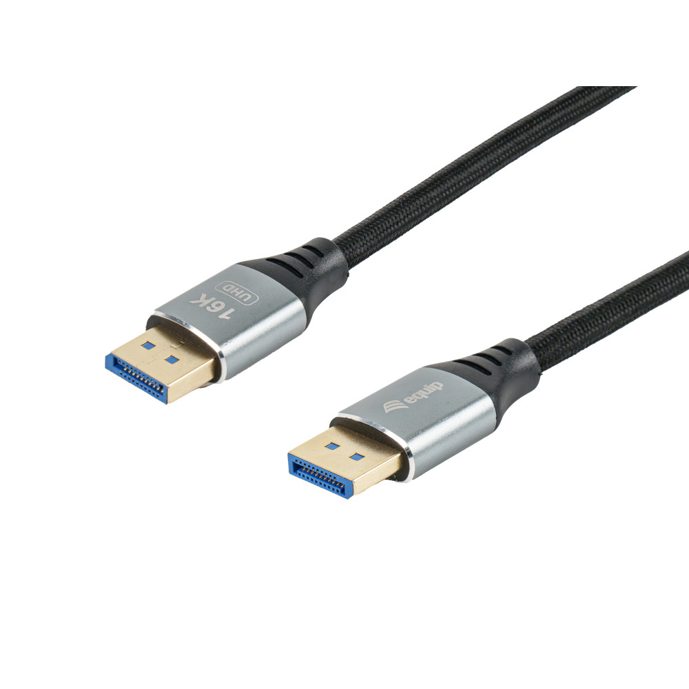 Equip 119283 Câble DisplayPort 2.1 Premium, 3.0m, 16K 60Hz, 54Gbps