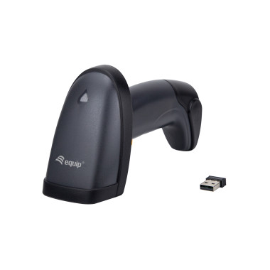 Equip 351029 lecteur de code barres Lecteur de code barre portable 1D 2D CMOS Noir