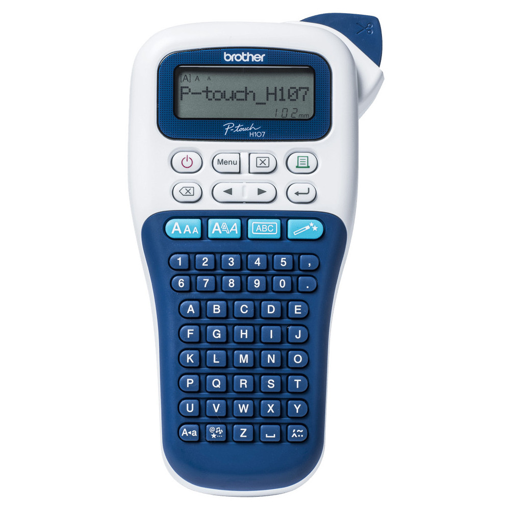 Brother PT-H107B étiqueteuse P-touch bleue foncée Brother PT-H107B étiqueteuse P-touch bleue foncée