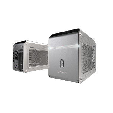 Sapphire GearBox 500 Thunderbolt 3 PULSE RX 6600 XT eGFX Solution Radeon RX 6600 XT Argent 1