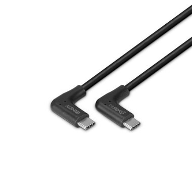 Lindy 32022 câble USB USB 3.2 Gen 2 (3.1 Gen 2) 0,5 m USB C Noir