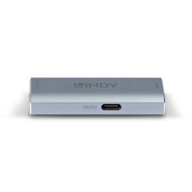 Lindy 38421 extension audio video Répéteur AV Argent