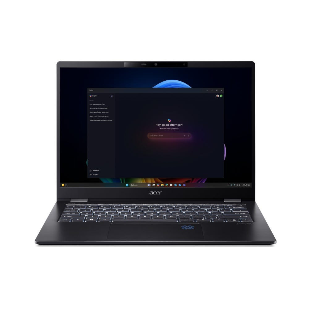 Acer TravelMate P6 TMP614-54-TCO-79VM Intel Core Ultra 7 258V Ordinateur portable 35,6 cm (14") WQXGA 32 Go LPDDR5x-SDRAM 1 To