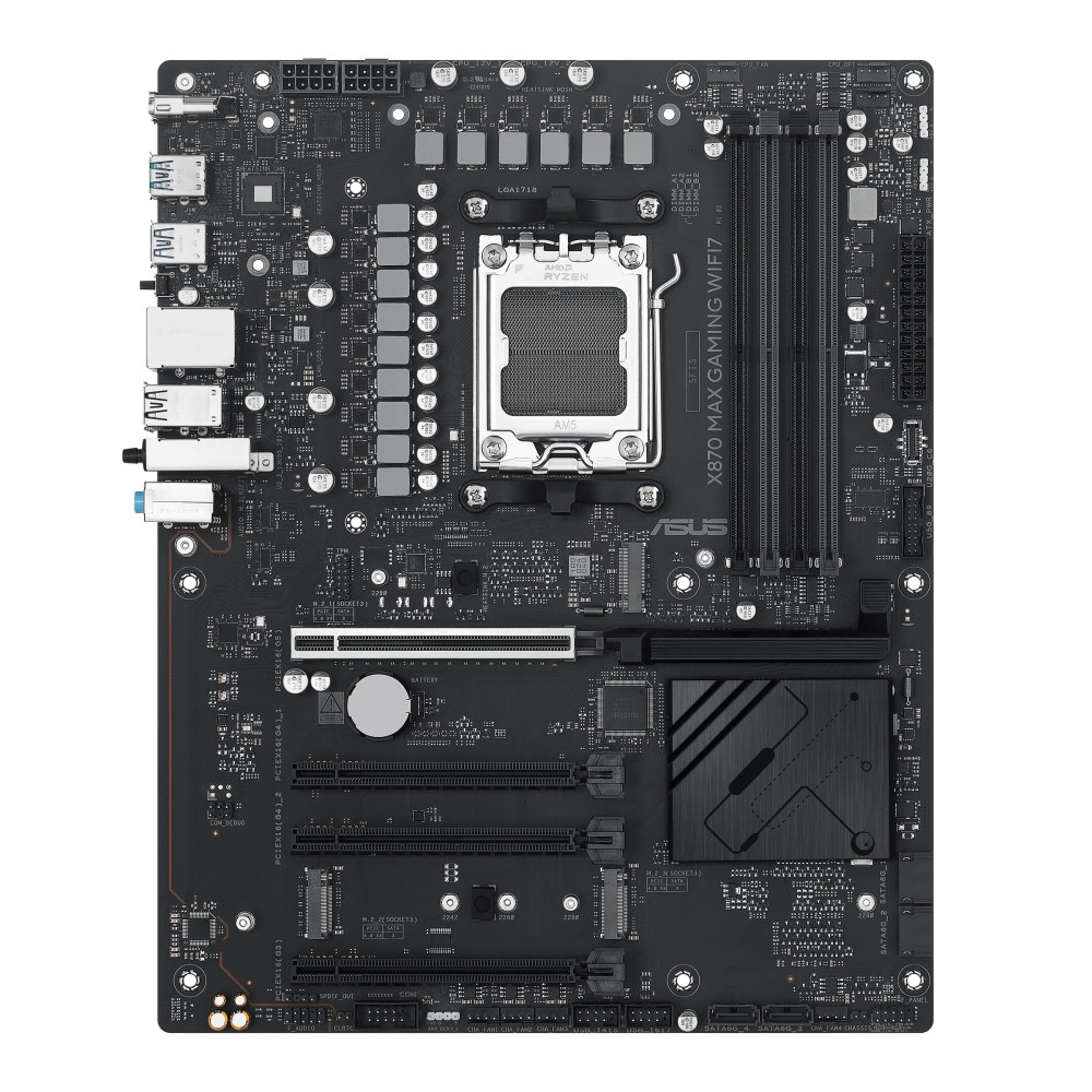 ASUS X870 MAX GAMING WIFI7 AMD X870 Emplacement AM5 ATX ASUS X870 MAX GAMING WIFI7 AMD X870 Emplacement AM5 ATX