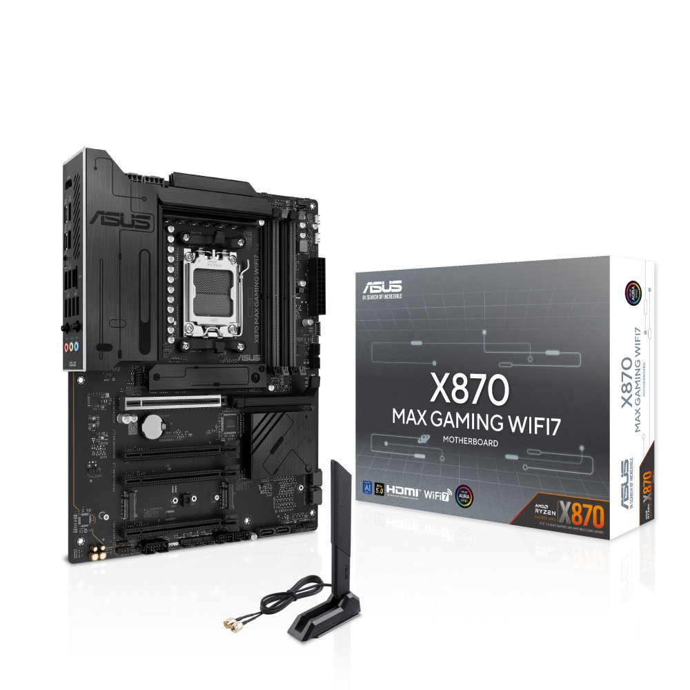 ASUS X870 MAX GAMING WIFI7 AMD X870 Emplacement AM5 ATX