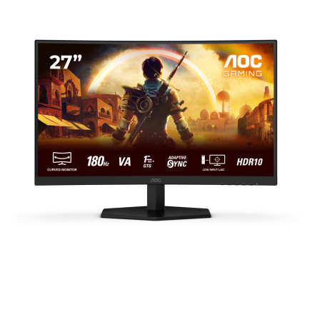 AOC G4 C27G42E écran plat de PC 68,6 cm (27") 1920 x 1080 pixels Full HD LED Noir, Rouge