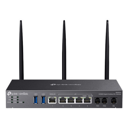 TP-Link Omada AX3000 routeur sans fil Gigabit Ethernet Bi-bande (2,4 GHz 5 GHz) Noir
