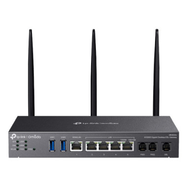 TP-Link Omada AX3000 routeur sans fil Gigabit Ethernet Bi-bande (2,4 GHz   5 GHz) Noir