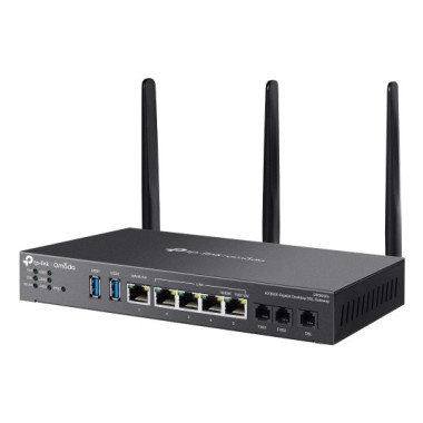 TP-Link Omada AX3000 routeur sans fil Gigabit Ethernet Bi-bande (2,4 GHz   5 GHz) Noir