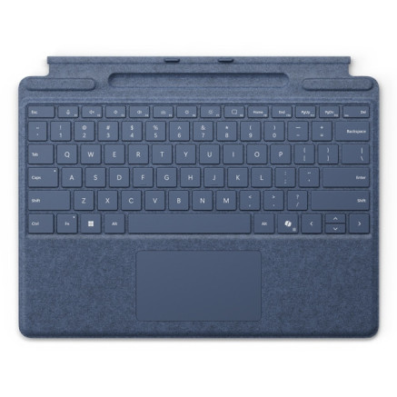 Microsoft Surface Pro Keyboard with pen storage AZERTY Belge Microsoft Cover port Bleu