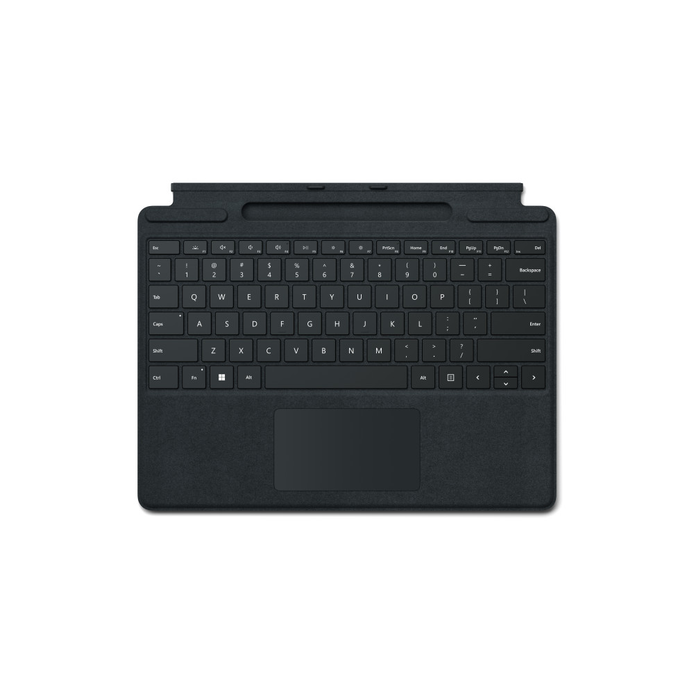 Microsoft Surface Pro Signature Keyboard AZERTY Français Microsoft Cover port Noir Microsoft Surface Pro Signature Keyboard AZERTY Français Microsoft Cover port Noir