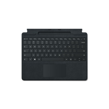Microsoft Surface Pro Signature Keyboard AZERTY Français Microsoft Cover port Noir