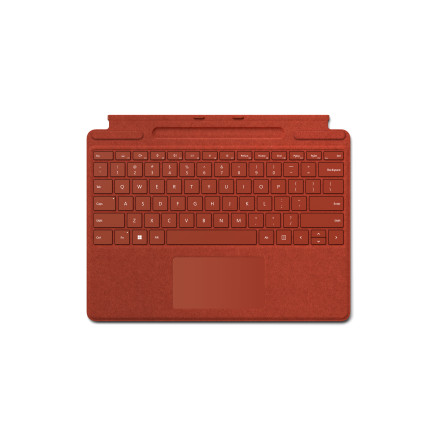 Microsoft Surface Pro Signature Keyboard AZERTY Français Microsoft Cover port Rouge