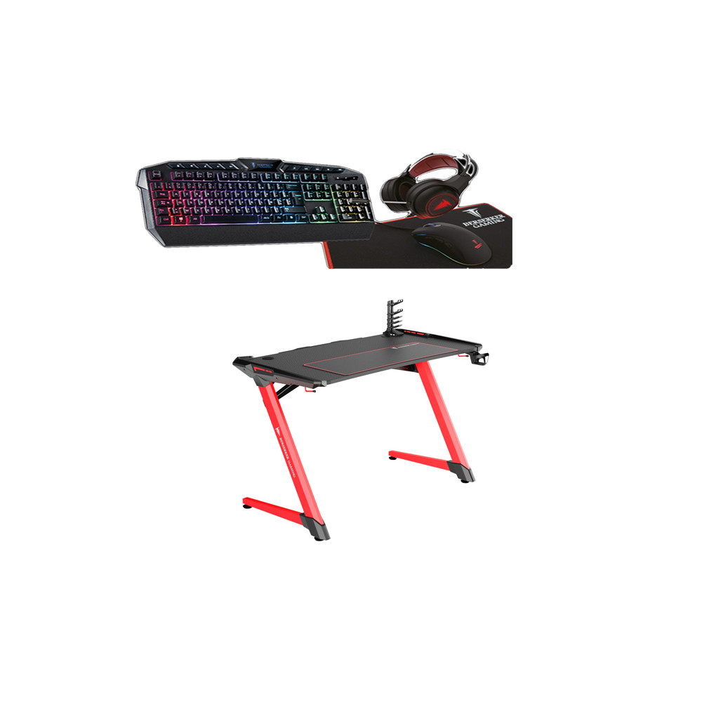 BER00046647 Bureau Gamer + pack CLavier+Souris+TAPIS+CASQUE RGB offert BER00046647 Bureau Gamer + pack CLavier+Souris+TAPIS+CASQUE RGB offert