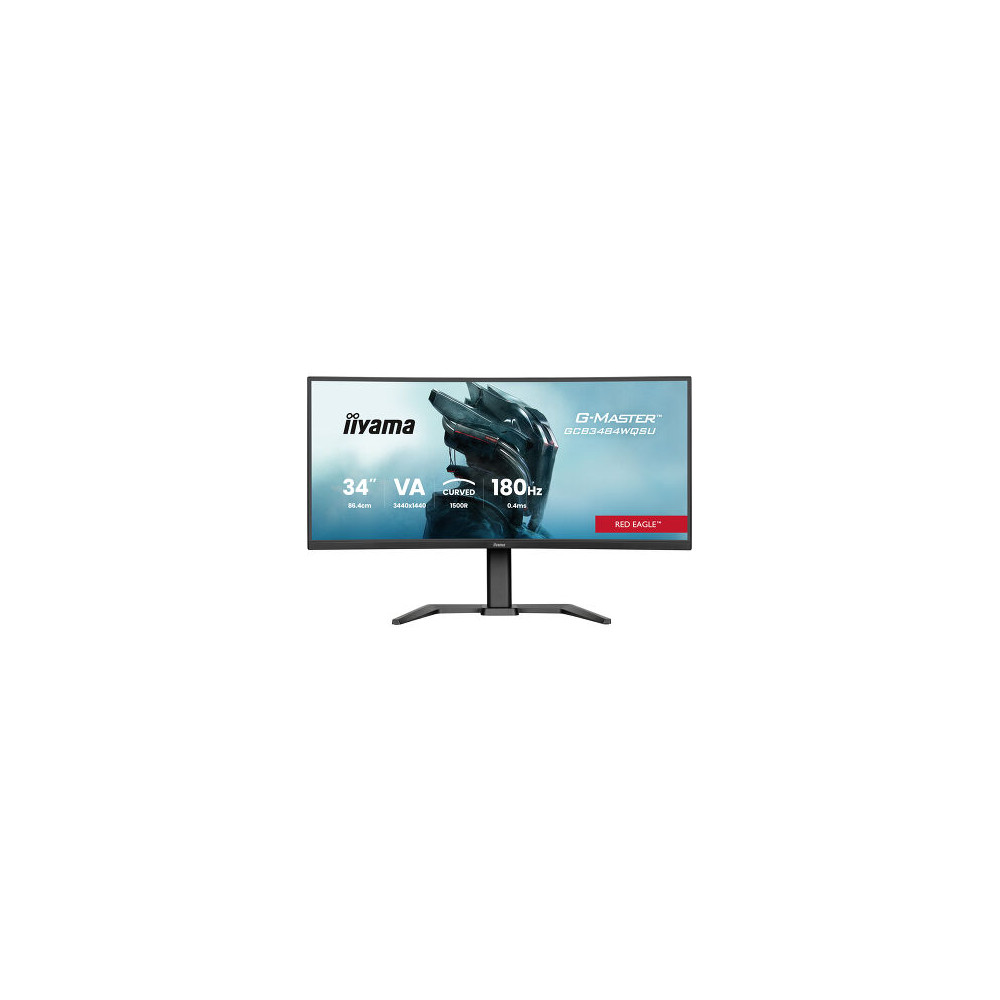 IIY00046649 GCB3484WQSU-B1 (Red Eagle) - 34p VA 3440x1440 Incurvé 0.4ms 500cd/m² 2HDMI-DP 4USB 2x5W Règlable Noir IIY00046649 GCB3484WQSU-B1 (Red Eagle) - 34p VA 3440x1440 Incurvé 0.4ms 500cd/m² 2HDMI-DP 4USB 2x5W Règlable Noir