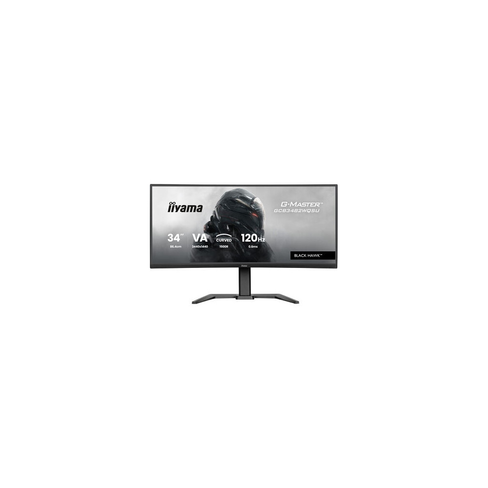 IIY00046650 GCB3482WQSU-B1 (Black Hawk) - 34p VA 3440x1440 Incurvé 0.6ms 500cd/m² 2HDMi-DP 4USB 2x5W Règlable Noir IIY00046650 GCB3482WQSU-B1 (Black Hawk) - 34p VA 3440x1440 Incurvé 0.6ms 500cd/m² 2HDMi-DP 4USB 2x5W Règlable Noir