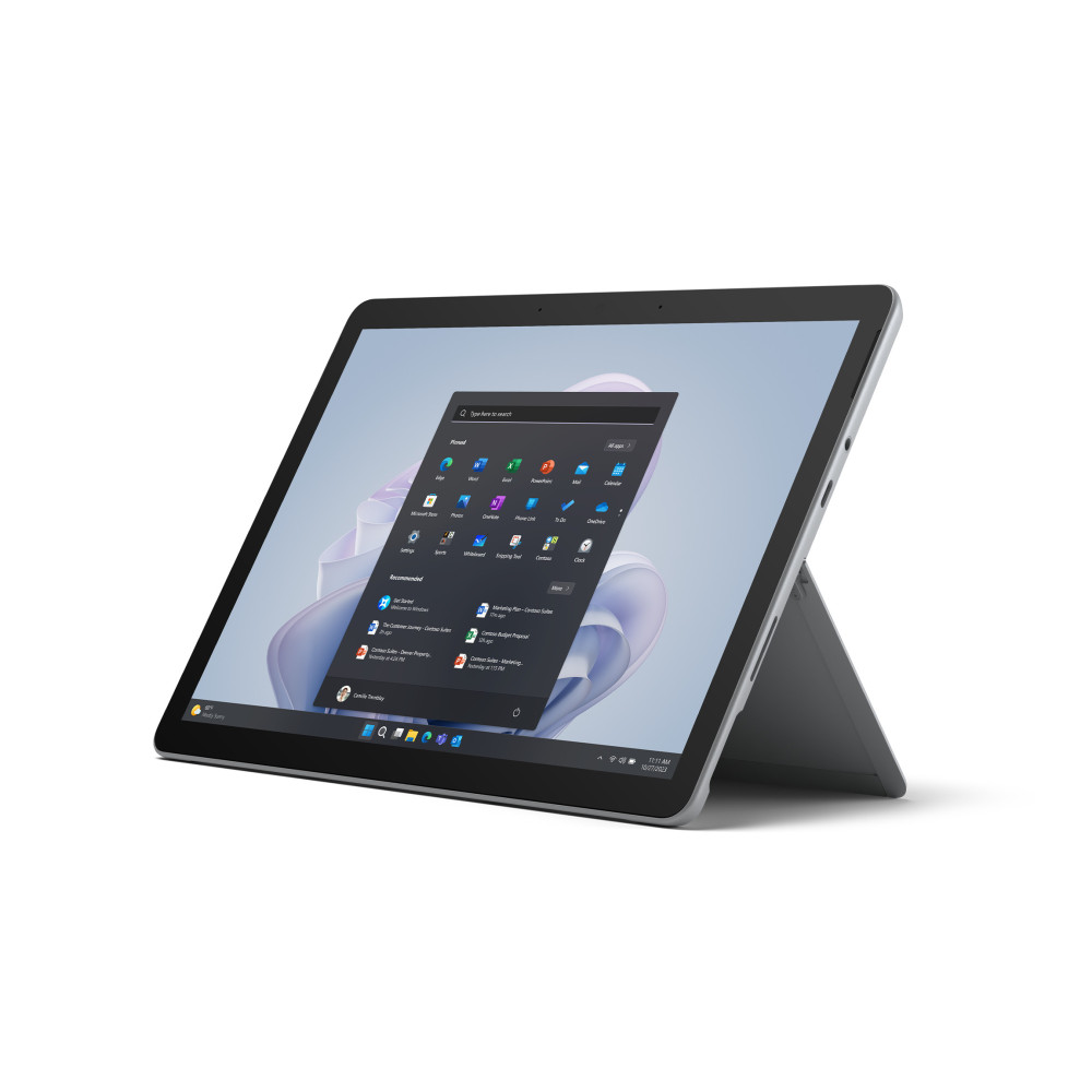 Microsoft Surface Go 4 Intel® N 256 Go 26,7 cm (10.5") 8 Go Wi-Fi 6 (802.11ax) Windows 11 Pro Platine Microsoft Surface Go 4 Intel® N 256 Go 26,7 cm (10.5") 8 Go Wi-Fi 6 (802.11ax) Windows 11 Pro Platine