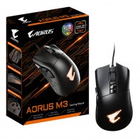 GIGSO029071 GIGABYTE AORUS M3 - GAMER - OPTIQUE - 6400DPI - RGB FUSION 2.0 - USB