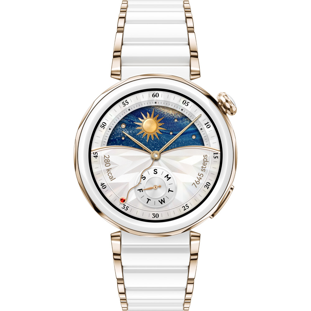 Huawei WATCH GT5 Pro 42mm 3,35 cm (1.32") AMOLED Numérique 466 x 466 pixels Blanc GPS (satellite) Huawei WATCH GT5 Pro 42mm 3,35 cm (1.32") AMOLED Numérique 466 x 466 pixels Blanc GPS (satellite)