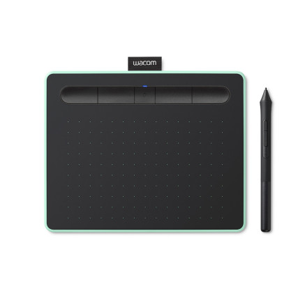 Wacom Intuos S tablette graphique Noir, Vert 2540 lpi 152 x 95 mm USB Bluetooth