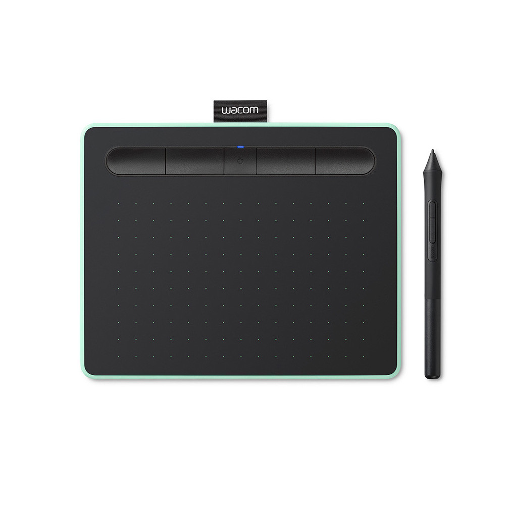 Wacom Intuos S tablette graphique Noir, Vert 2540 lpi 152 x 95 mm USB Bluetooth Wacom Intuos S tablette graphique Noir, Vert 2540 lpi 152 x 95 mm USB Bluetooth