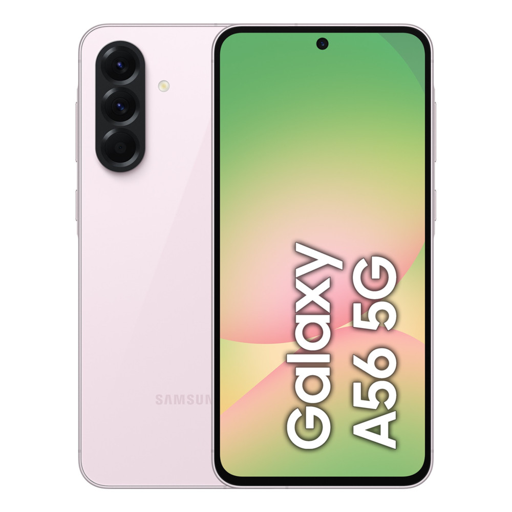 Samsung Galaxy A56 17 cm (6.7") Double SIM Android 15 5G USB Type-C 8 Go 128 Go 5000 mAh Rose Samsung Galaxy A56 17 cm (6.7") Double SIM Android 15 5G USB Type-C 8 Go 128 Go 5000 mAh Rose