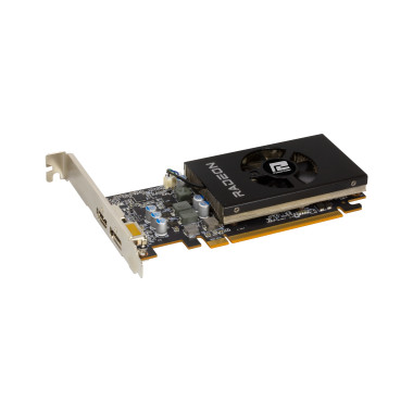 PowerColor AXRX 6400 LP 4GBD6-DH carte graphique AMD Radeon RX 6400 4 Go GDDR6