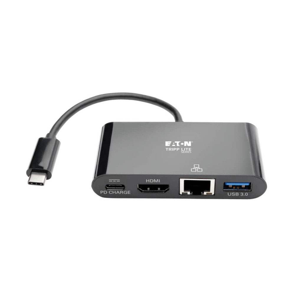 Tripp Lite U444-06N-H4GUBC station d'accueil USB 3.2 Gen 2 (3.1 Gen 2) Type-C Noir