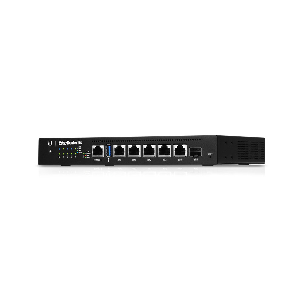 Ubiquiti EdgeRouter 6P Routeur connecté Gigabit Ethernet Noir
