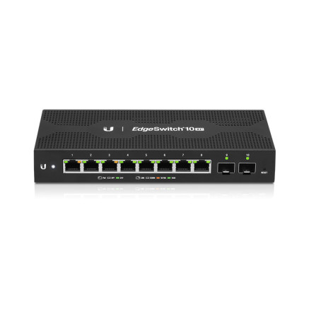 Ubiquiti EdgeSwitch 10XP Géré L2 Gigabit Ethernet (10 100 1000) Connexion Ethernet, supportant l'alimentation via ce port (PoE)