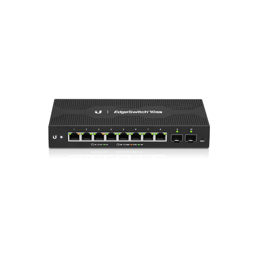 Ubiquiti EdgeSwitch 10XP Géré L2 Gigabit Ethernet (10 100 1000) Connexion Ethernet, supportant l'alimentation via ce port (PoE) Ubiquiti EdgeSwitch 10XP Géré L2 Gigabit Ethernet (10 100 1000) Connexion Ethernet, supportant l'alimentation via ce port (PoE)