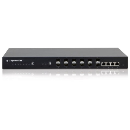 Ubiquiti EdgeSwitch 12 Fiber Géré L2 L3 1U Noir