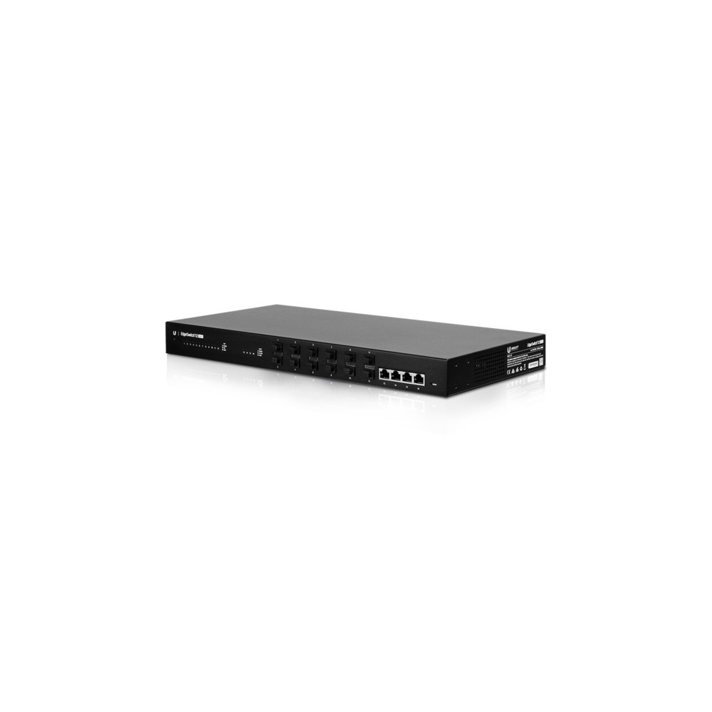 Ubiquiti EdgeSwitch 12 Fiber Géré L2 L3 1U Noir