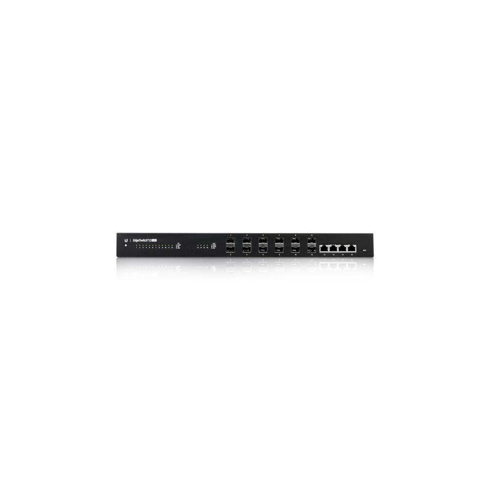 Ubiquiti EdgeSwitch 12 Fiber Géré L2 L3 1U Noir