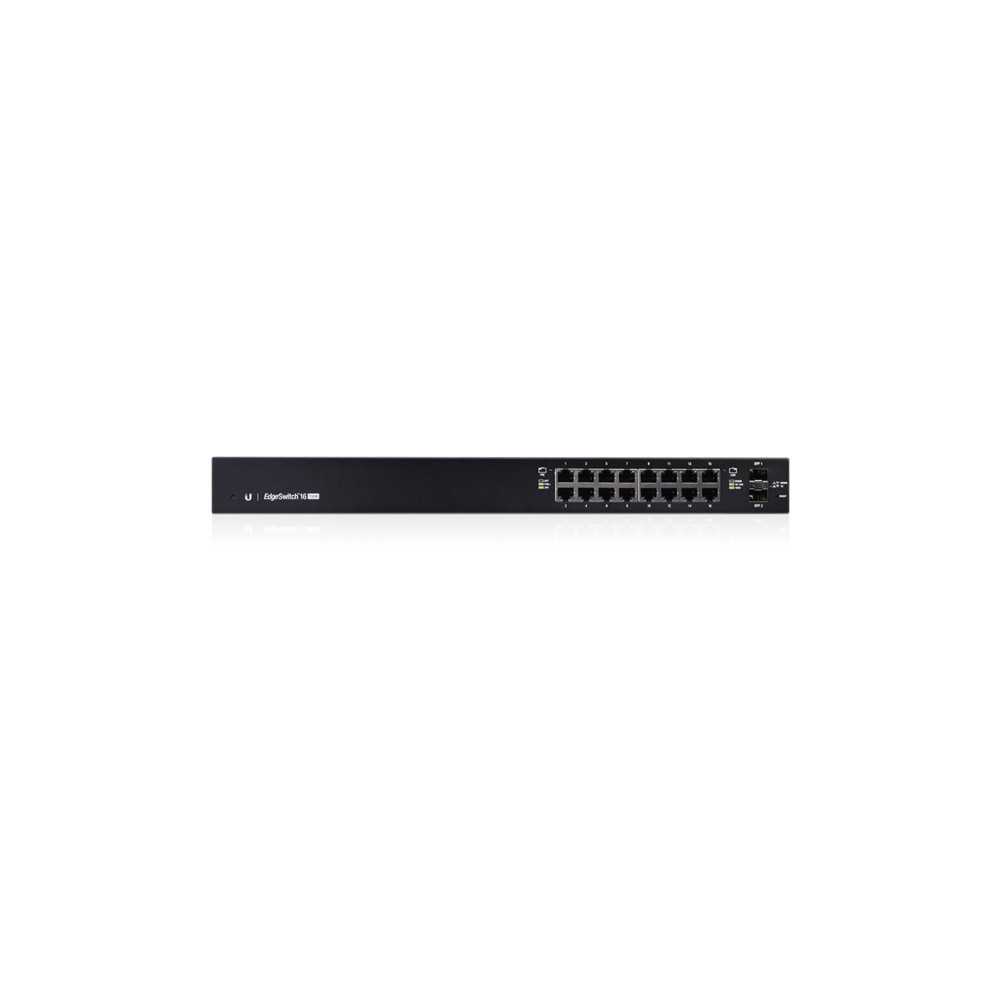 Ubiquiti EdgeSwitch 16 150W Géré L2 L3 Gigabit Ethernet (10 100 1000) Connexion Ethernet, supportant l'alimentation via ce port