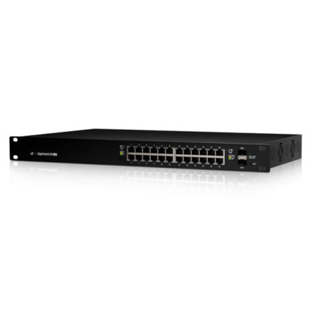 Ubiquiti EdgeSwitch 24 250W Géré L2 L3 Gigabit Ethernet (10 100 1000) Connexion Ethernet, supportant l'alimentation via ce port