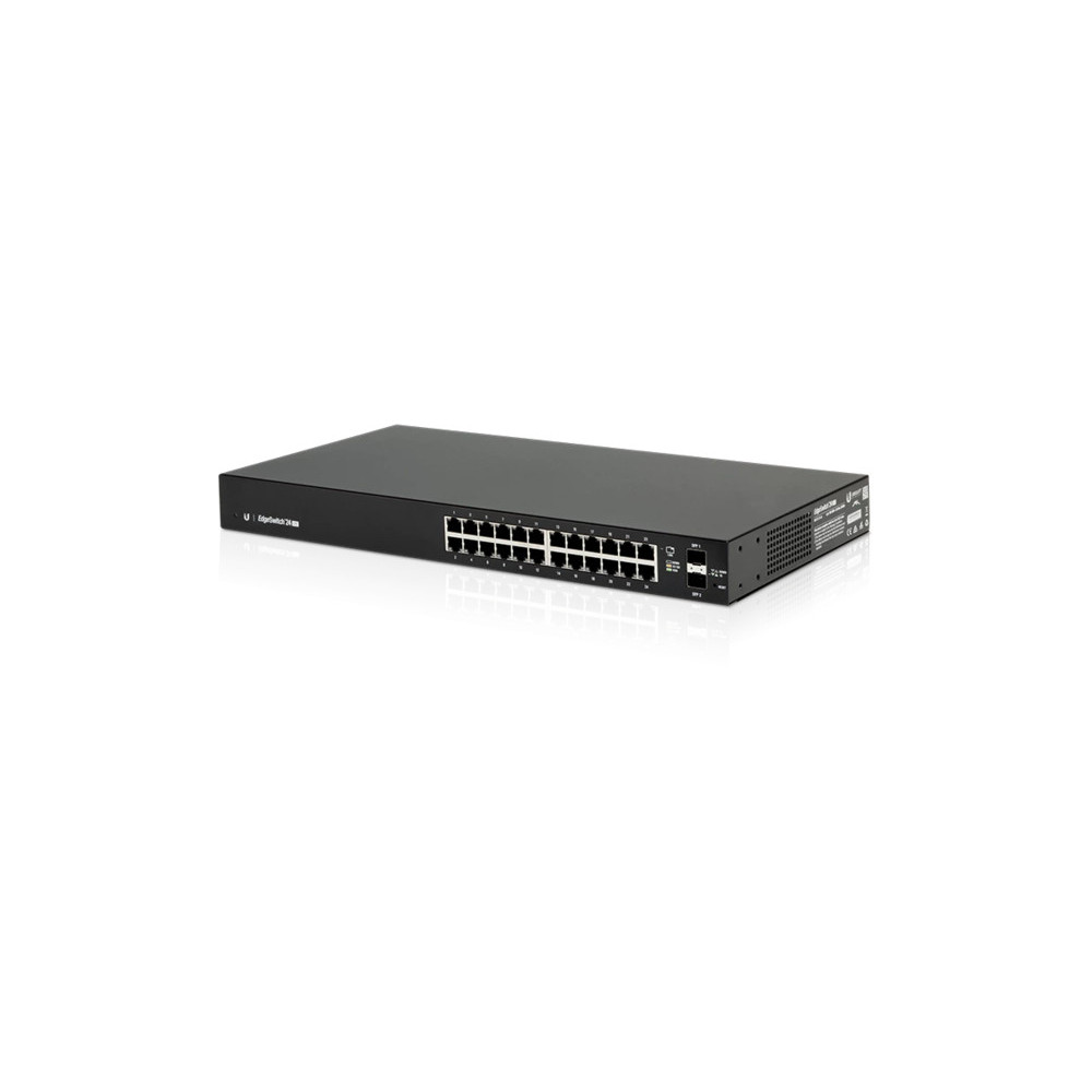 Ubiquiti EdgeSwitch 24 Lite Géré L2 L3 Gigabit Ethernet (10 100 1000) 1U Noir Ubiquiti EdgeSwitch 24 Lite Géré L2 L3 Gigabit Ethernet (10 100 1000) 1U Noir