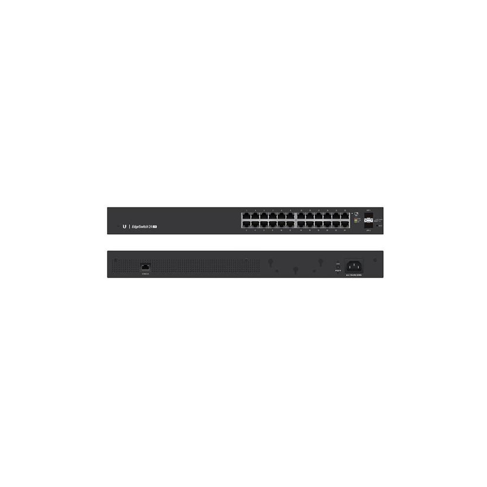 Ubiquiti EdgeSwitch 24 Lite Géré L2 L3 Gigabit Ethernet (10 100 1000) 1U Noir