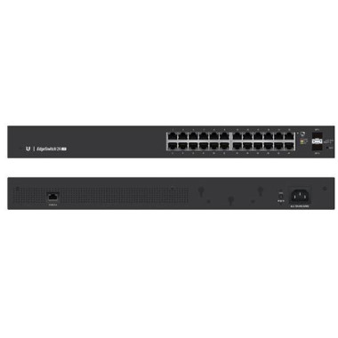 Ubiquiti EdgeSwitch 24 Lite Géré L2 L3 Gigabit Ethernet (10 100 1000) 1U Noir