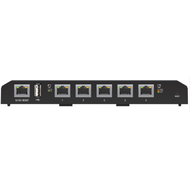 Ubiquiti EdgeSwitch 5XP Géré Gigabit Ethernet (10 100 1000) Connexion Ethernet, supportant l'alimentation via ce port (PoE) Noir