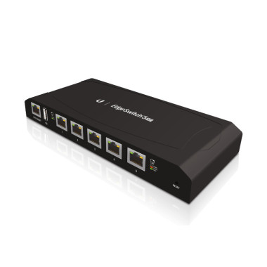 Ubiquiti EdgeSwitch 5XP Géré Gigabit Ethernet (10 100 1000) Connexion Ethernet, supportant l'alimentation via ce port (PoE) Noir