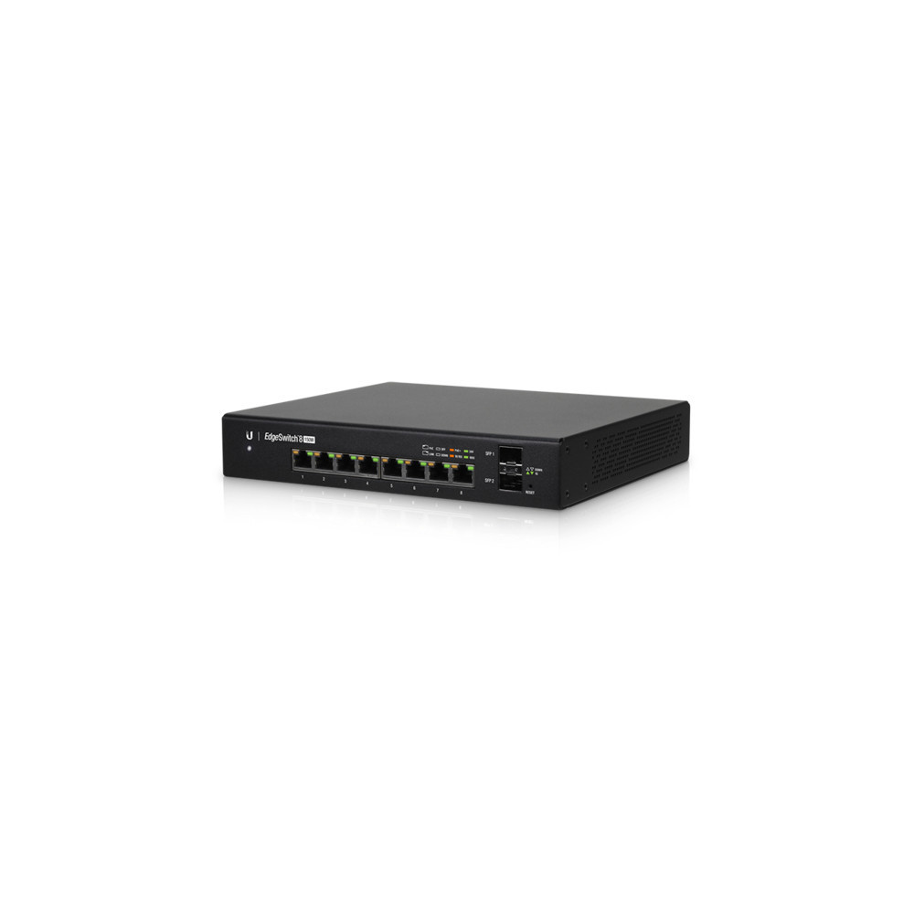 Ubiquiti EdgeSwitch 8 150W Géré L2 L3 Gigabit Ethernet (10 100 1000) Connexion Ethernet, supportant l'alimentation via ce port