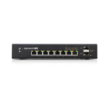 Ubiquiti EdgeSwitch 8 150W Géré L2 L3 Gigabit Ethernet (10 100 1000) Connexion Ethernet, supportant l'alimentation via ce port