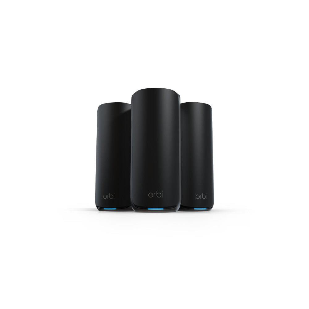 NETGEAR Orbi 870 Tri-bande (2,4 GHz 5 GHz 6 GHz) Wi-Fi 7 (802.11be) Noir 4 Interne NETGEAR Orbi 870 Tri-bande (2,4 GHz 5 GHz 6 GHz) Wi-Fi 7 (802.11be) Noir 4 Interne
